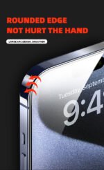 X‑Gorilla 2-Pack Screen Protector + Dust Free Installation (Privacy/HD Tempered Glass) – Compatible with iPhone 17 / 16 / 15 / 14 Series - Image 40