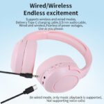 TL-29 Pro Premium Wireless Bluetooth Headphones | HiFi Sound  | Noise Reduction | Long Battery | HD Sound Quality | Rechargeable | Multi-Color - Image 9