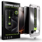 Titan Series 2-Pack Screen Protector + Dust Free Installation (Privacy/HD Tempered Glass) – Compatible with iPhone 17 / 16 / 15 / 14 Series - Image 19